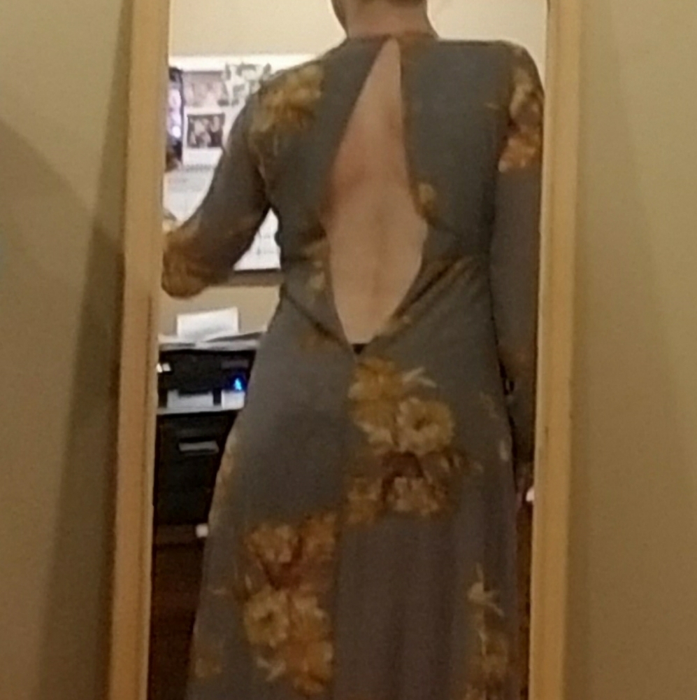 Lulu's Flowered Patterned Dress/Romper - Picture 6 of 6